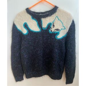 Vintage Wool & Angora Sweater Size M/L
